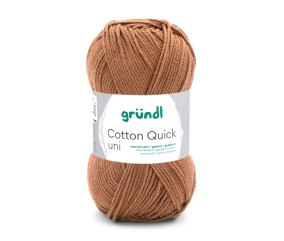 Fil à tricoter COTTON QUICK UNI - Gründl - PPSC - certifié Oeko-Tex