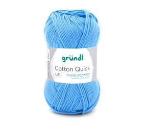 Fil à tricoter COTTON QUICK UNI - Gründl - PPSC - certifié Oeko-Tex