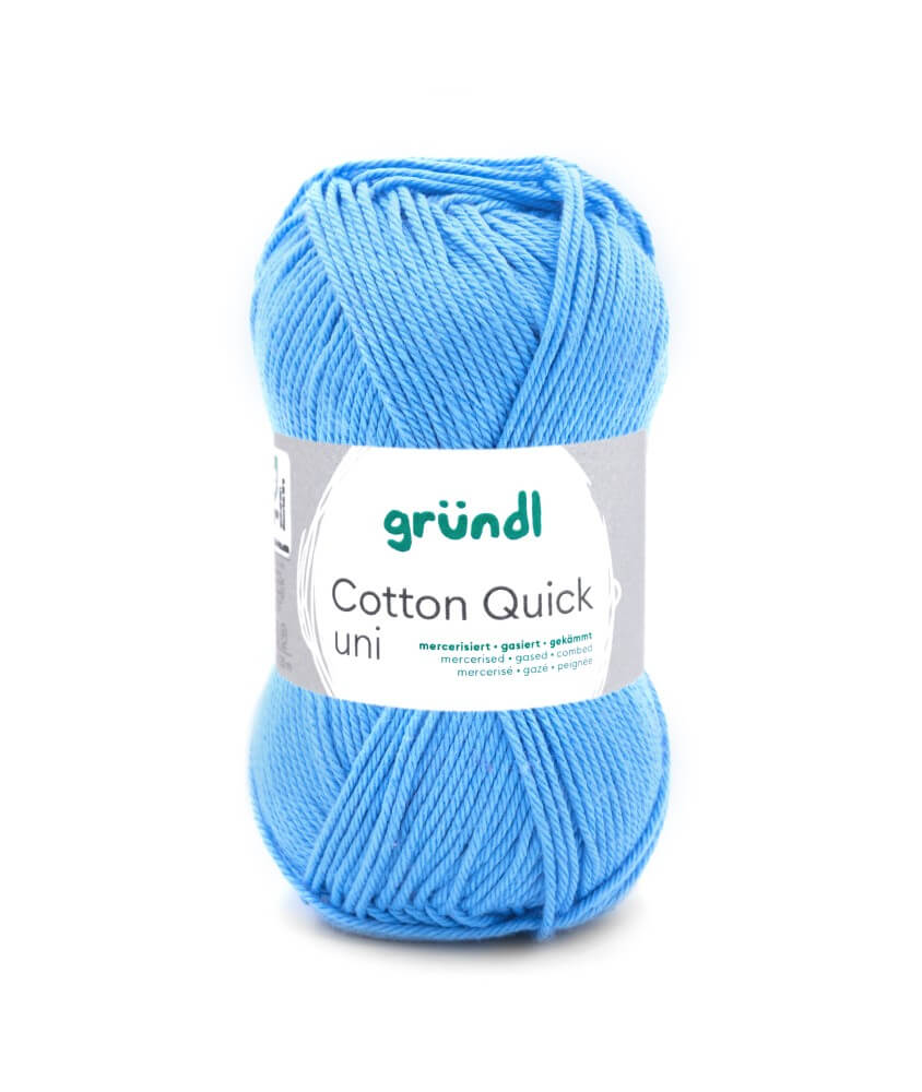 Fil à tricoter COTTON QUICK UNI - Gründl - PPSC - certifié Oeko-Tex Fil à tricoter COTTON QUICK UNI - Gründl - PPSC - certifié Oeko-Tex