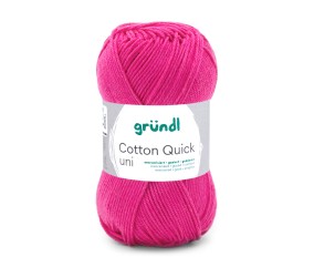 Fil à tricoter COTTON QUICK UNI - Gründl - PPSC - certifié Oeko-Tex