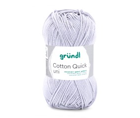 Fil à tricoter COTTON QUICK UNI - Gründl - PPSC - certifié Oeko-Tex