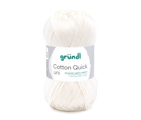 Fil à tricoter COTTON QUICK UNI - Gründl - PPSC - certifié Oeko-Tex