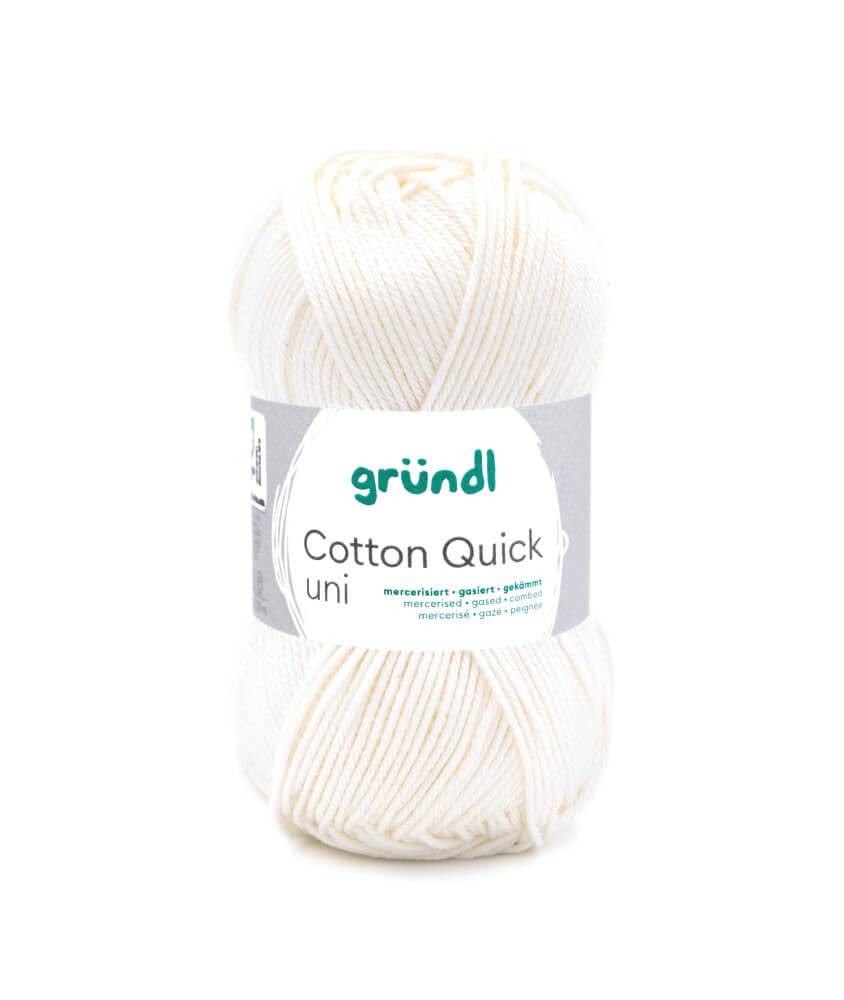 Fil à tricoter COTTON QUICK UNI - Gründl - PPSC - certifié Oeko-Tex Fil à tricoter COTTON QUICK UNI - Gründl - PPSC - certifié Oeko-Tex