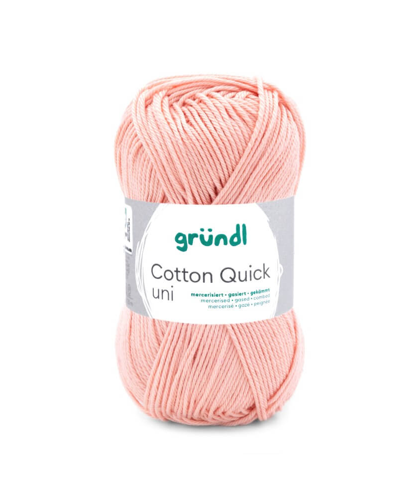 Fil à tricoter COTTON QUICK UNI - Gründl - PPSC - certifié Oeko-Tex Fil à tricoter COTTON QUICK UNI - Gründl - PPSC - certifié Oeko-Tex