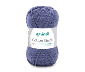 Fil à tricoter COTTON QUICK UNI - Gründl - PPSC - certifié Oeko-Tex