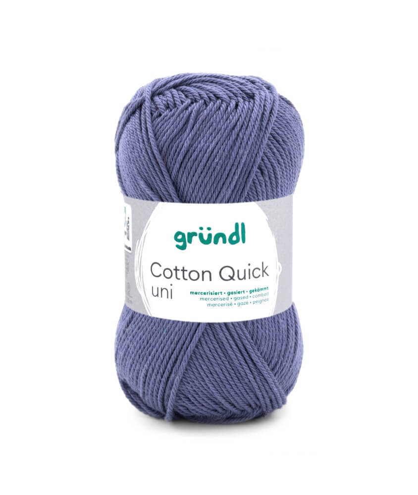 Fil à tricoter COTTON QUICK UNI - Gründl - PPSC - certifié Oeko-Tex Fil à tricoter COTTON QUICK UNI - Gründl - PPSC - certifié Oeko-Tex