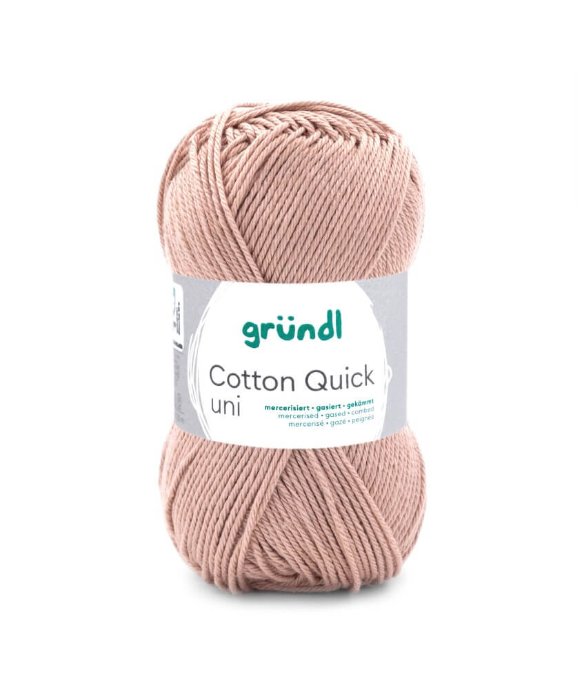 Fil à tricoter COTTON QUICK UNI - Gründl - PPSC - certifié Oeko-Tex Fil à tricoter COTTON QUICK UNI - Gründl - PPSC - certifié Oeko-Tex