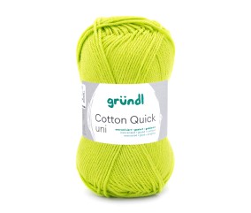 Fil à tricoter COTTON QUICK UNI - Gründl - PPSC - certifié Oeko-Tex