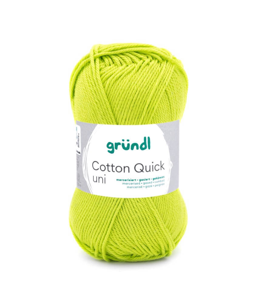 Fil à tricoter COTTON QUICK UNI - Gründl - PPSC - certifié Oeko-Tex Fil à tricoter COTTON QUICK UNI - Gründl - PPSC - certifié Oeko-Tex