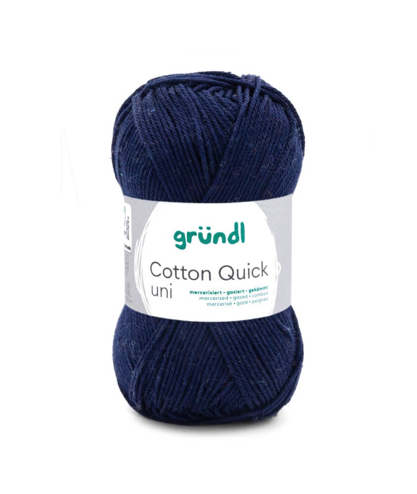 Fil à tricoter COTTON QUICK UNI - Gründl - PPSC - certifié Oeko-Tex Fil à tricoter COTTON QUICK UNI - Gründl - PPSC - certifié Oeko-Tex