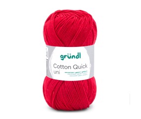 Fil à tricoter COTTON QUICK UNI - Gründl - PPSC - certifié Oeko-Tex
