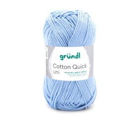 Fil à tricoter COTTON QUICK UNI - Gründl - PPSC - certifié Oeko-Tex