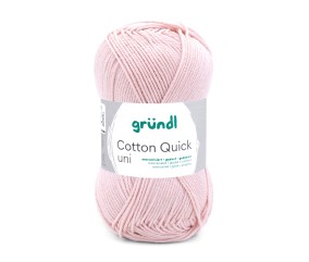 Fil à tricoter COTTON QUICK UNI - Gründl - PPSC - certifié Oeko-Tex
