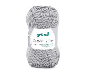 Fil à tricoter COTTON QUICK UNI - Gründl - PPSC - certifié Oeko-Tex
