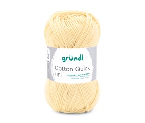 Fil à tricoter COTTON QUICK UNI - Gründl - PPSC - certifié Oeko-Tex