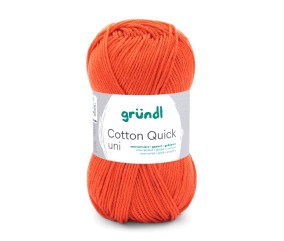 Fil à tricoter COTTON QUICK UNI - Gründl - PPSC - certifié Oeko-Tex