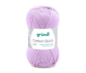 Fil à tricoter COTTON QUICK UNI - Gründl - PPSC - certifié Oeko-Tex
