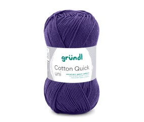 Fil à tricoter COTTON QUICK UNI - Gründl - PPSC - certifié Oeko-Tex
