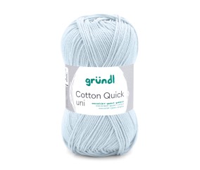 Fil à tricoter COTTON QUICK UNI - Gründl - PPSC - certifié Oeko-Tex