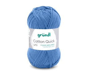Fil à tricoter COTTON QUICK UNI - Gründl - PPSC - certifié Oeko-Tex