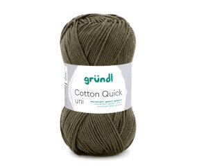Fil à tricoter COTTON QUICK UNI - Gründl - PPSC - certifié Oeko-Tex
