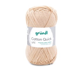 Fil à tricoter COTTON QUICK UNI - Gründl - PPSC - certifié Oeko-Tex