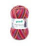 Laine à chaussettes à tricoter HOT SOCKS COLOR - Grundl - certifiée Oeko-Tex
