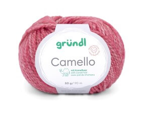 Pelote de Laine Mérinos et Chameau CAMELLO de Gründl – Fil Naturel Doux et Thermorégulateur