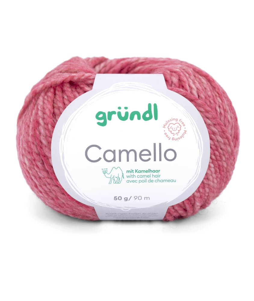 Pelote de Laine Mérinos et Chameau CAMELLO de Gründl – Fil Naturel Doux et Thermorégulateur