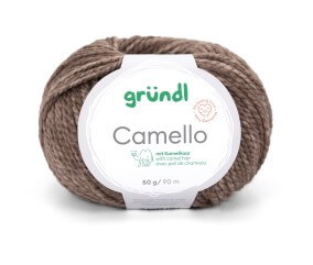 Pelote de Laine Mérinos et Chameau CAMELLO de Gründl – Fil Naturel Doux et Thermorégulateur