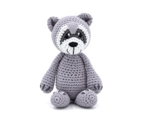 Kit de Crochet Gründl – Wilma le Raton Laveur - Tout inclus pour créer une peluche adorable