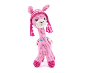 Kit de crochet Gründl « Lama Lydia » – Réalisez facilement votre adorable lama en coton