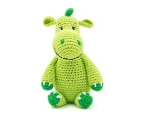 Kit de crochet Gründl Dieter le Dino – Créez votre dinosaure au crochet facilement