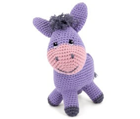 Kit de crochet Gründl Eddy l’Âne – Créez votre âne amigurumi en 100 % coton