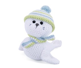Kit de crochet Gründl Robbie le Phoque – Créez votre phoque amigurumi en 100 % coton