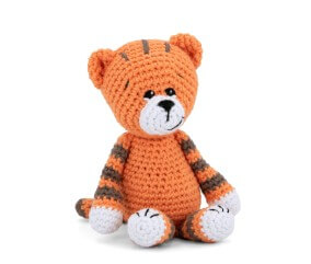 Kit de crochet Gründl Timmy le Tigre – Créez votre tigre amigurumi en 100 % coton