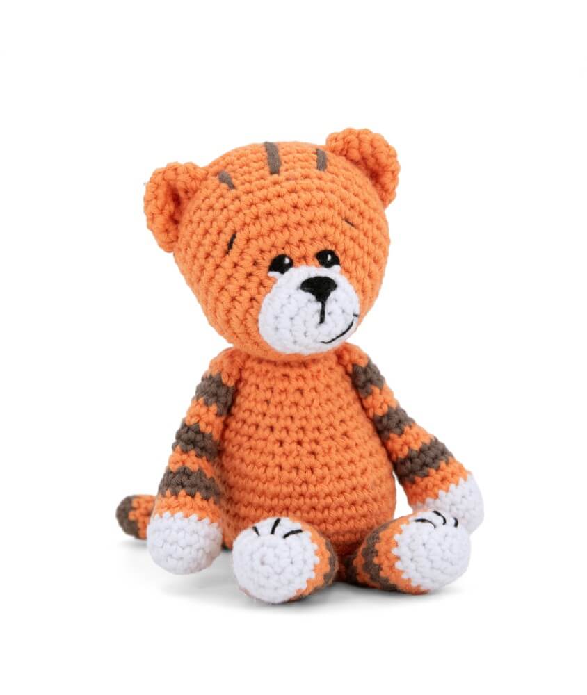 Kit de crochet Gründl Timmy le Tigre – Créez votre tigre amigurumi en 100 % coton Kit de crochet Gründl Timmy le Tigre – Créez votre tigre amigurumi en 100 % coton