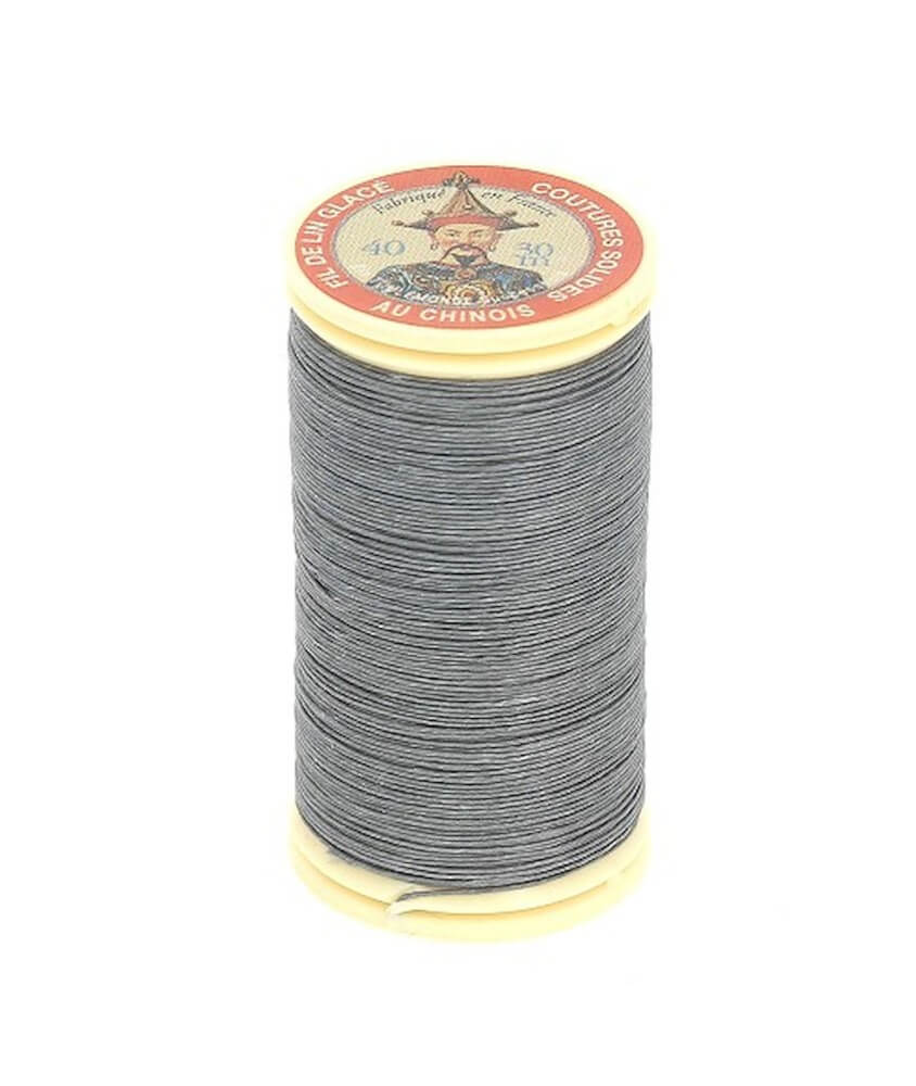 Fil lin glacé 30 m – Fil au Chinois – N° 40 – Fil de lin retors, lisse, résistant