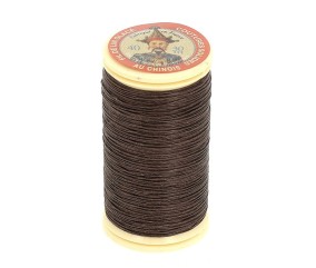 Fil lin glacé 30 m – Fil au Chinois – N° 40 – Fil de lin retors, lisse, résistant