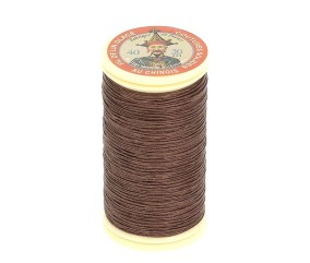 Fil lin glacé 30 m – Fil au Chinois – N° 40 – Fil de lin retors, lisse, résistant