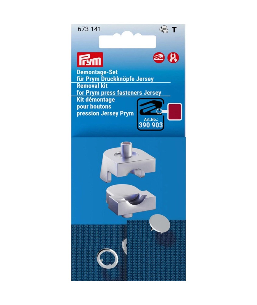 Kit de démontage Prym pour boutons-pression Jersey Ø 8 & 10 mm – Accessoire Vario Creative Tool Kit de démontage Prym pour boutons-pression Jersey Ø 8 & 10 mm – Accessoire Vario Creative Tool