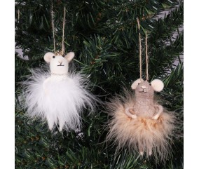 Kit Feutrine Souris - 7 x 12 cm - Trimits