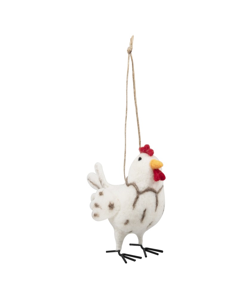 Kit Feutrine Poulet - 9 x 10 cm - Trimits Kit Feutrine Poulet - 9 x 10 cm - Trimits