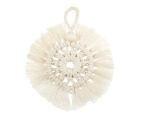 Kit Macramé Couronne décorative - 10 x 10 cm - Trimits