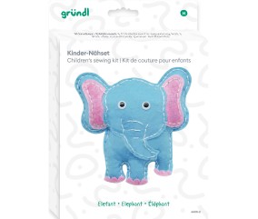 Kit de Couture Enfant – Éléphant en Feutrine – Gründl