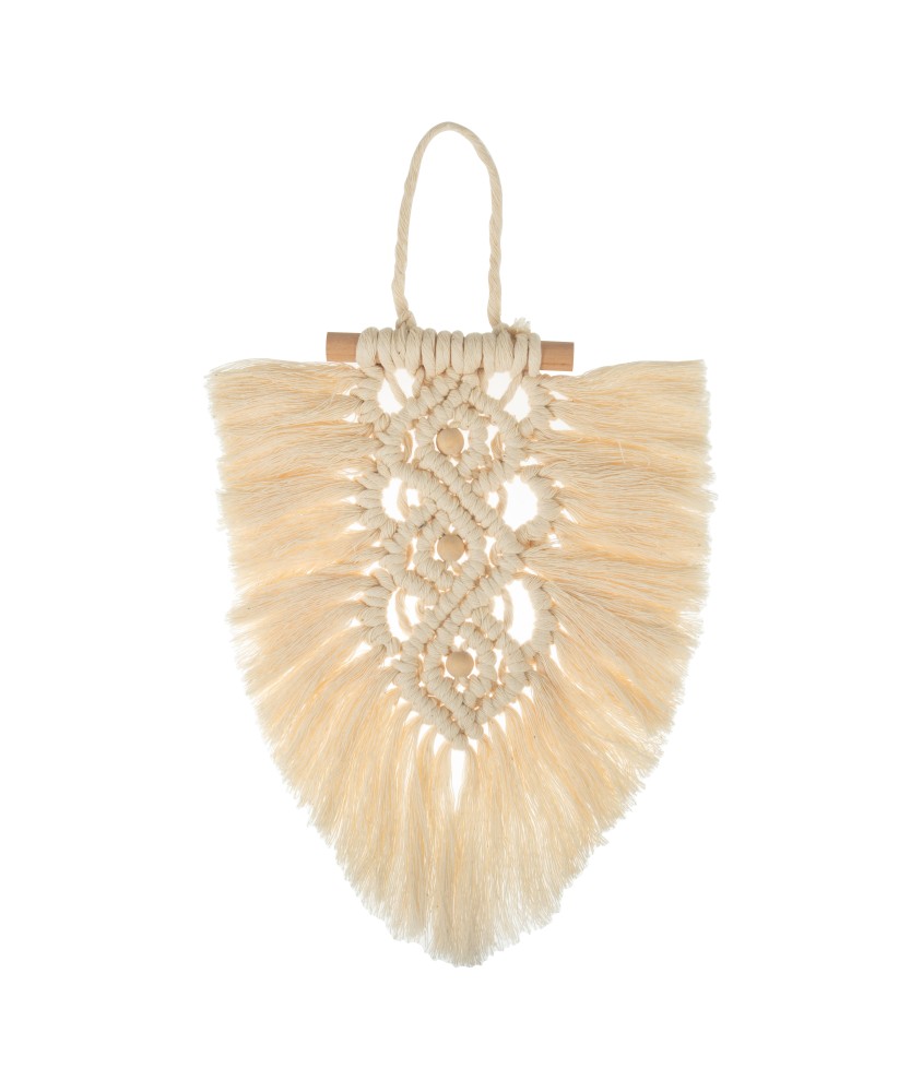 Kit Macramé Plume - 25 x 20 cm - Trimits Kit Macramé Plume - 25 x 20 cm - Trimits