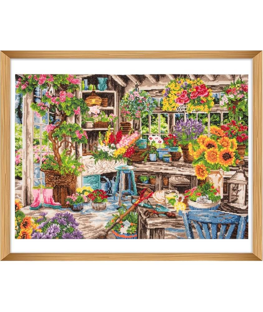 Kit Point de Croix Extra-Large Le Paradis du Jardinier - 66 x 51 cm – Trimits - Idéal pour les Passionnés Kit Point de Croix Extra-Large Le Paradis du Jardinier - 66 x 51 cm – Trimits - Idéal pour les Passionnés