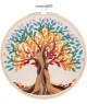Kit de Broderie “L’Arbre de Vie” avec Cercle en Bambou 15 cm – Trimits