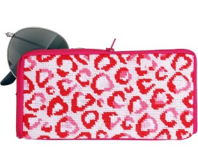 Kit de Demi-Point – Étui à Lunettes Love Leopard – 18 x 9 cm -Trimits