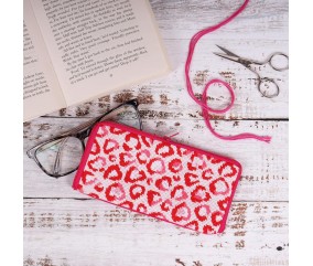 Kit de Demi-Point – Étui à Lunettes Love Leopard – 18 x 9 cm -Trimits